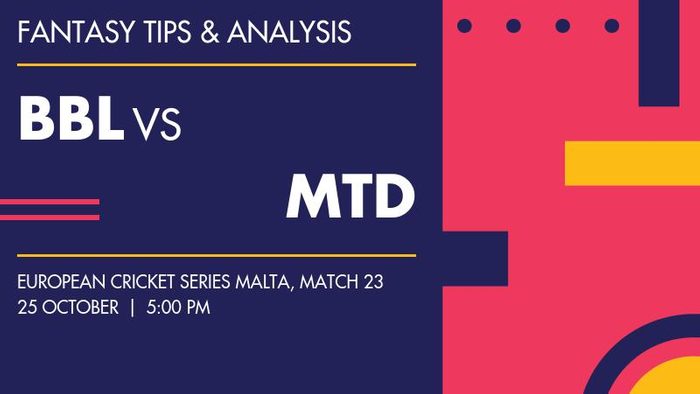 BBL vs MTD (Bugibba Blasters vs Mater Dei), Match 23