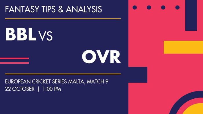 BBL vs OVR (Bugibba Blasters vs Overseas), Match 9