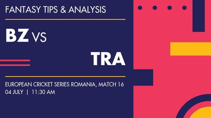 BZ vs TRA (Bucharest Zalmi vs Transylvania), Match 16