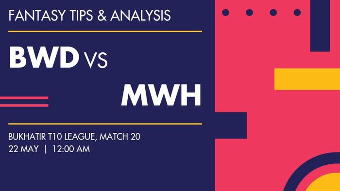 BWD vs MWH (Brickwork Development vs Mawa Chemicals), Match 20