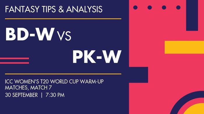 BD-W vs PK-W (Bangladesh Women vs Pakistan Women), Match 7