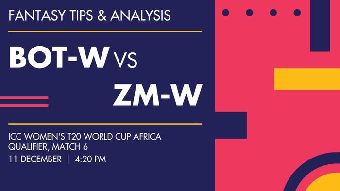 BOT-W vs ZM-W (Botswana Women vs Zimbabwe Women), Match 6