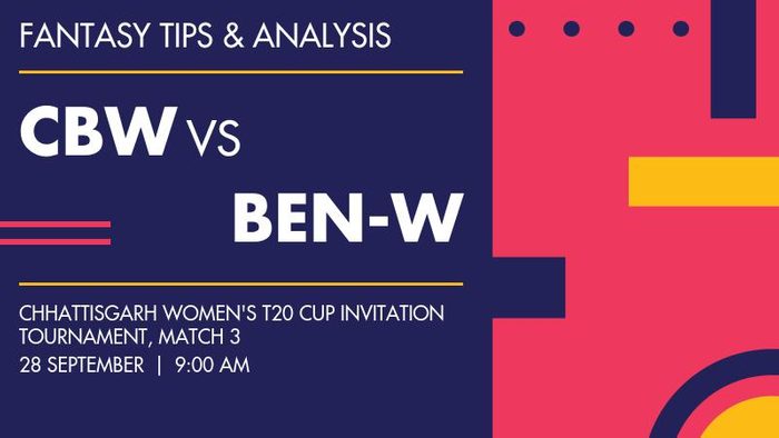 CBW vs BEN-W (Chhattisgarh Blue Women vs Bengal Women), Match 3