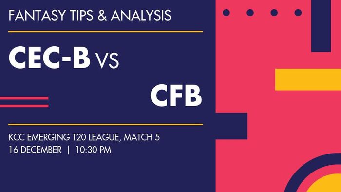 CEC-B vs CFB (CECC-B vs Chennai Fire Boys), Match 5