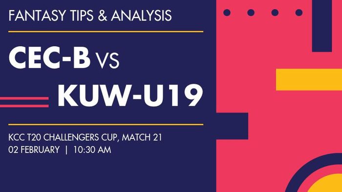 CECC-B बनाम Kuwait Under-19, Match 21