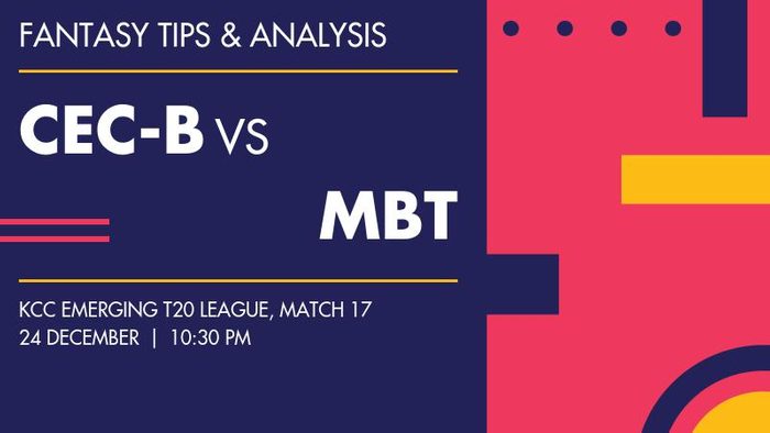 CEC-B vs MBT (CECC-B vs Marafie Bengal Tigers), Match 17