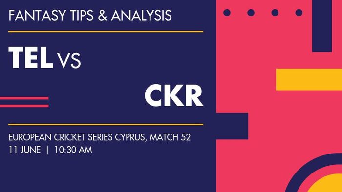 TEL vs CKR (Telugu 11 vs Cyprus Knight Riders), Match 52