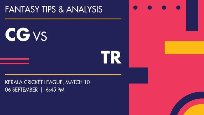 CG vs TR (Calicut Globstars vs Trivandrum Royals), Match 10