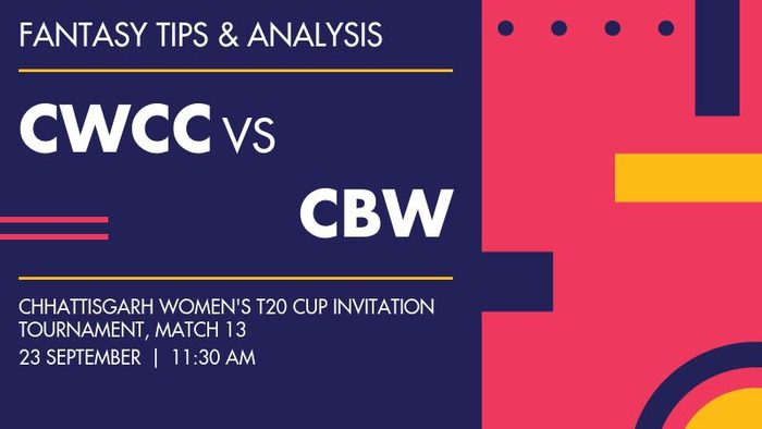 CWCC vs CBW (Chandigarh Women CC vs Chhattisgarh Blue Women), Match 13