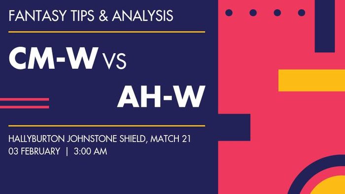 CM-W vs AH-W (Canterbury Magicians vs Auckland Hearts), Match 21