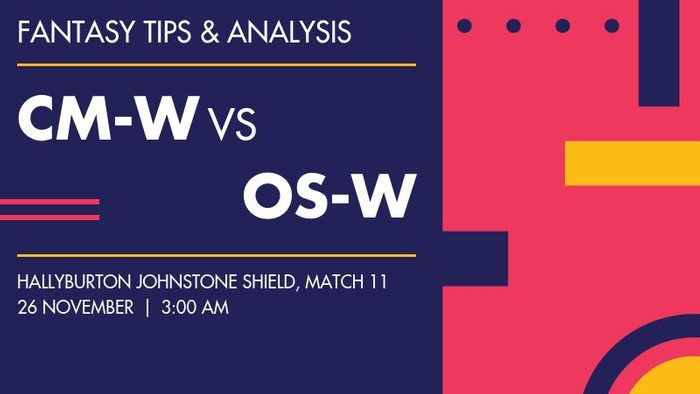 CM-W vs OS-W (Canterbury Magicians vs Otago Sparks), Match 11