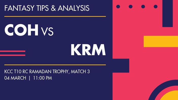 COH vs KRM (Cochin Hurricanes vs ACE KRM Panthers), Match 3