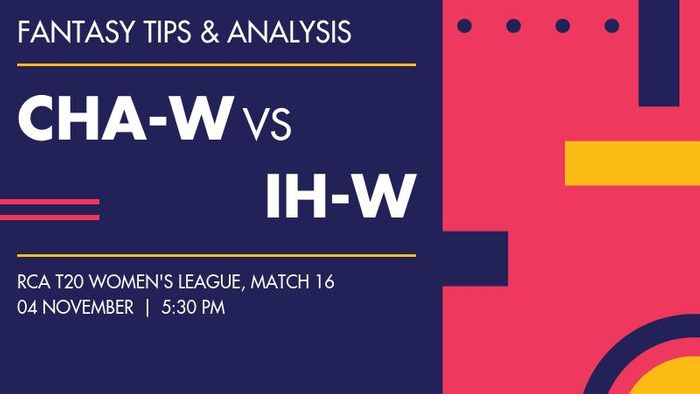 CHA-W vs IH-W (Charity CC Women vs Indatwa Hampshire CC Women), Match 16