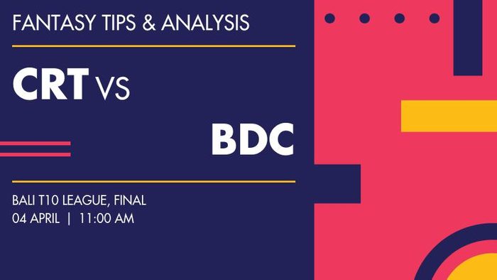 CRT vs BDC (Crickingdom Thunderbolts vs Badung Cricket Club), Final