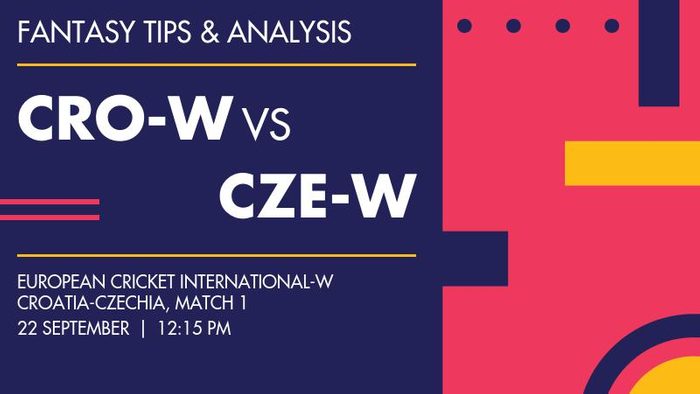 Croatia Women बनाम Czechia Women, Match 1