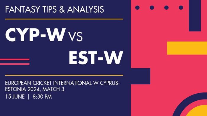 Cyprus Women बनाम Estonia Women, Match 3