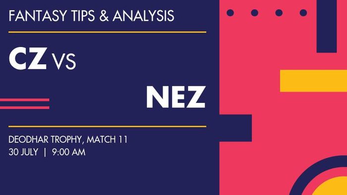 CZ vs NEZ (Central Zone vs North East Zone), Match 11