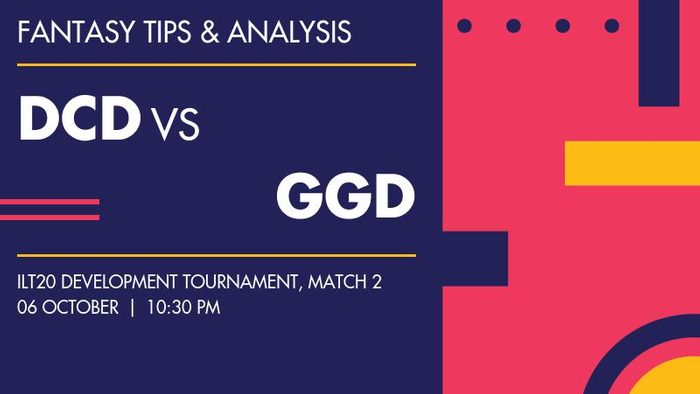 DCD vs GGD (Dubai Capitals Development vs Gulf Giants Development), Match 2