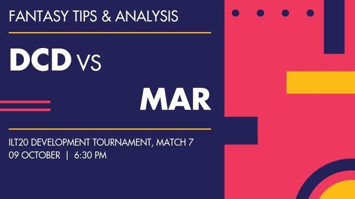 DCD vs MAR (Dubai Capitals Development vs ILT20 Marvels), Match 7