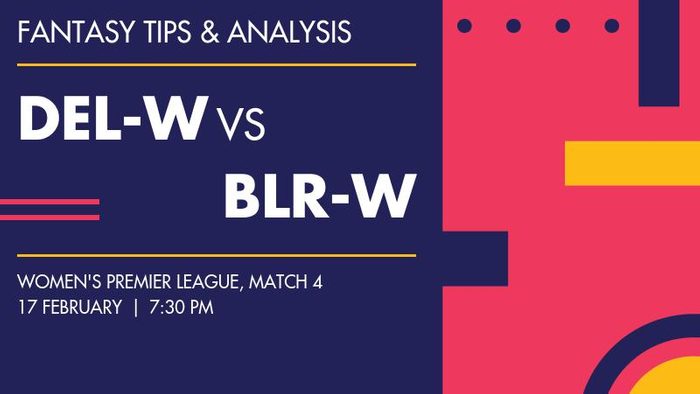 DEL-W vs BLR-W (Delhi Capitals vs Royal Challengers Bengaluru), Match 4