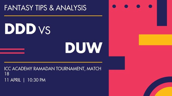 DDD vs DUW (Dubai Dare Devils vs Dubai Wanderers), Match 18