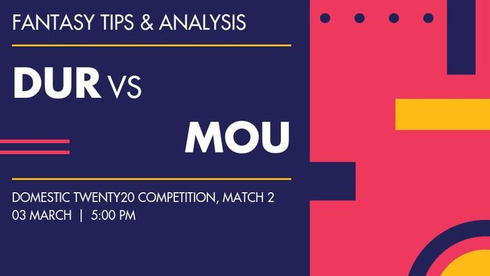 DUR vs MOU (Durham vs Mountaineers), Match 2