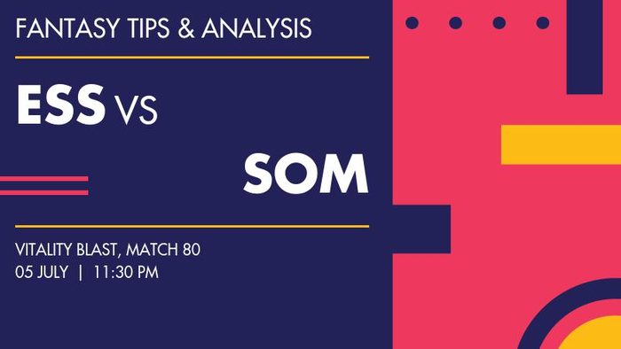 ESS vs SOM (Essex vs Somerset), Match 80