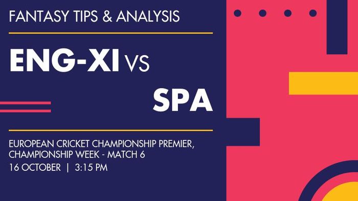 ENG-XI vs SPA (England XI vs Spain), Championship Week - Match 6