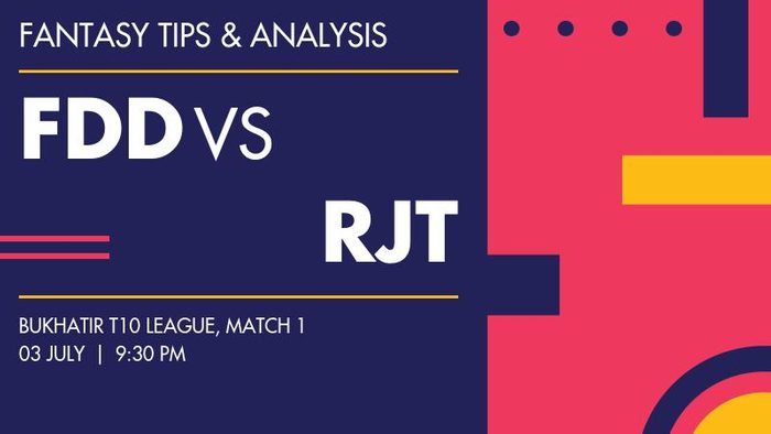 FDD vs RJT (Fair Deal Defenders 7 District vs Rajkot Thunders), Match 1