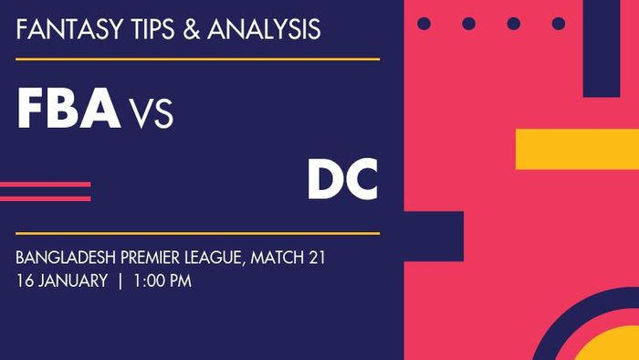 FBA vs DC (Fortune Barishal vs Dhaka Capitals), Match 21