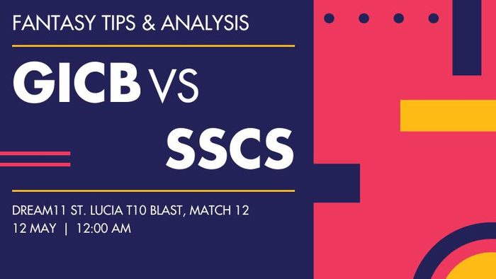 GICB vs SSCS (Gros Islet Cannon Blasters vs Soufriere Sulphur City Stars), Match 12