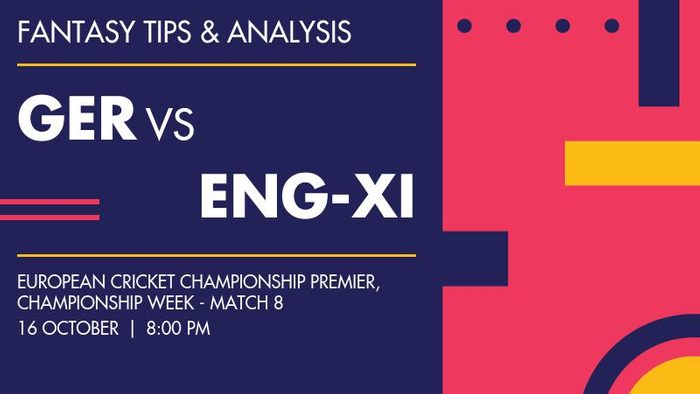 GER vs ENG-XI (Germany vs England XI), Championship Week - Match 8