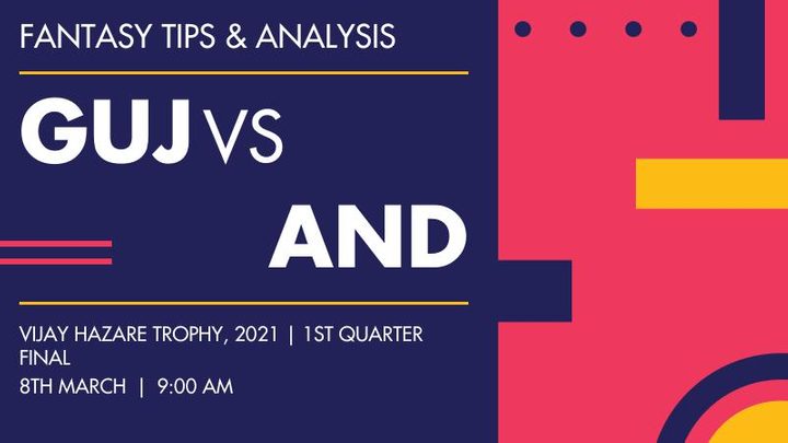 GUJ vs AND, 1st Quarter Final