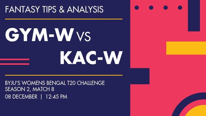 GYM-W vs KAC-W (Gymkhana Women vs Kalighat Club Women), Match 8