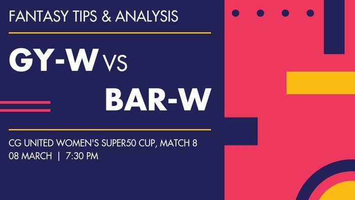 Guyana Women बनाम Barbados Women, Match 8