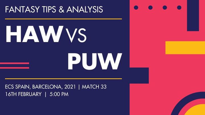 HAW vs PUW, Match 33