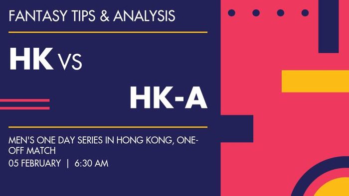 HK vs HK-A (Hong Kong, China vs Hong Kong A), One-off Match