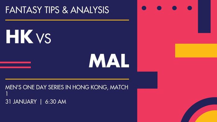 Hong Kong, China बनाम Malaysia, Match 1