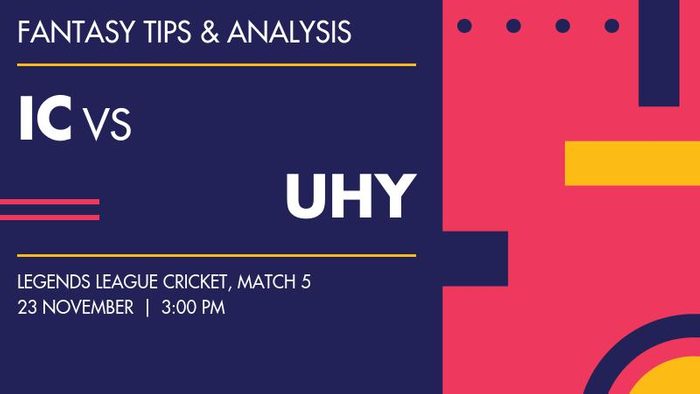 IC vs UHY (India Capitals vs Urbanrisers Hyderabad), Match 5