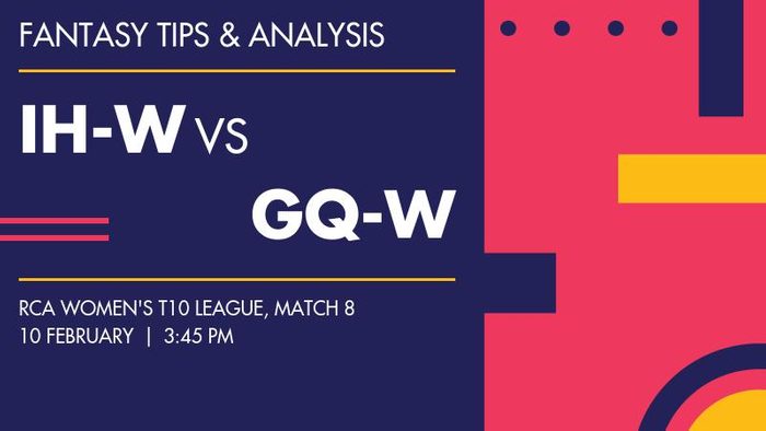 IH-W vs GQ-W (Indatwa Hampshire CC Women vs Gahanga Queens CC Women), Match 8