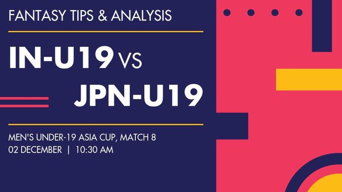 IN-U19 vs JPN-U19 (India Under-19 vs Japan Under-19), Match 8