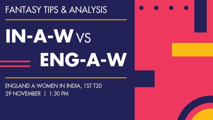 IN-A-W vs ENG-A-W (India A Women vs England A Women), 1st T20