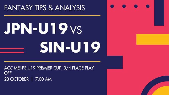 JPN-U19 vs SIN-U19 (Japan Under-19 vs Singapore Under-19), 3/4 Place Play off