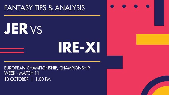 JER vs IRE-XI (Jersey vs Ireland XI), Championship Week - Match 11