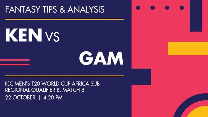 KEN vs GAM (Kenya vs Gambia), Match 8