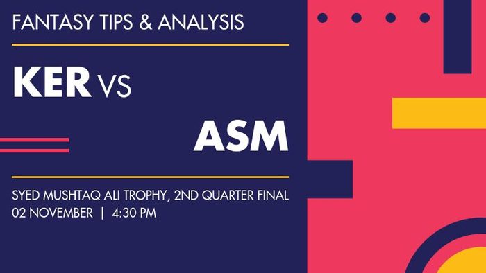 KER vs ASM (Kerala vs Assam), 2nd Quarter Final