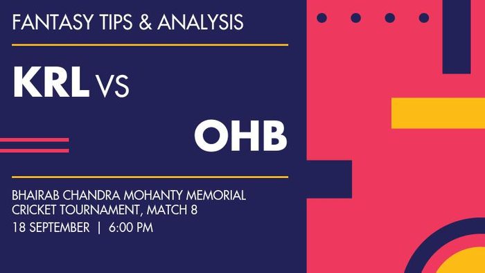 KRL vs OHB (Kerala CC vs Odisha-B), Match 8