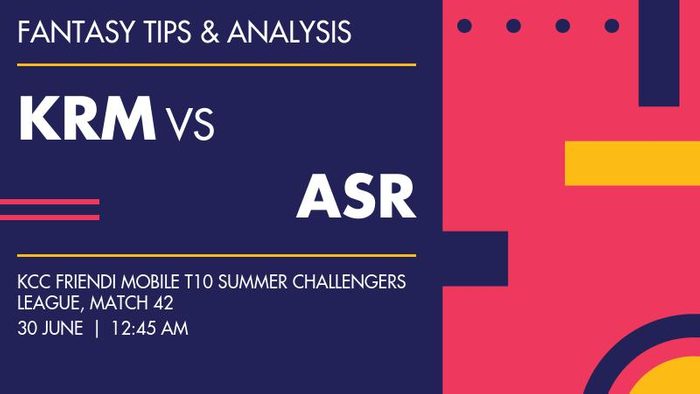 KRM vs ASR (KRM Panthers vs Al Sayer), Match 42