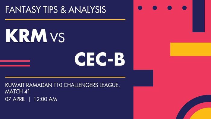 KRM vs CEC-B (KRM Panthers vs CECC-B), Match 41