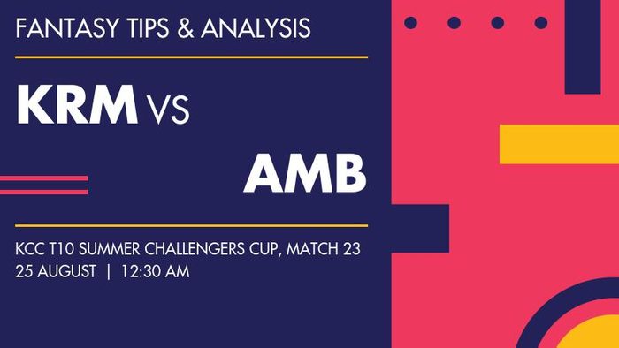 KRM vs AMB (KRM Panthers vs Al Mulla Exchange - B), Match 23